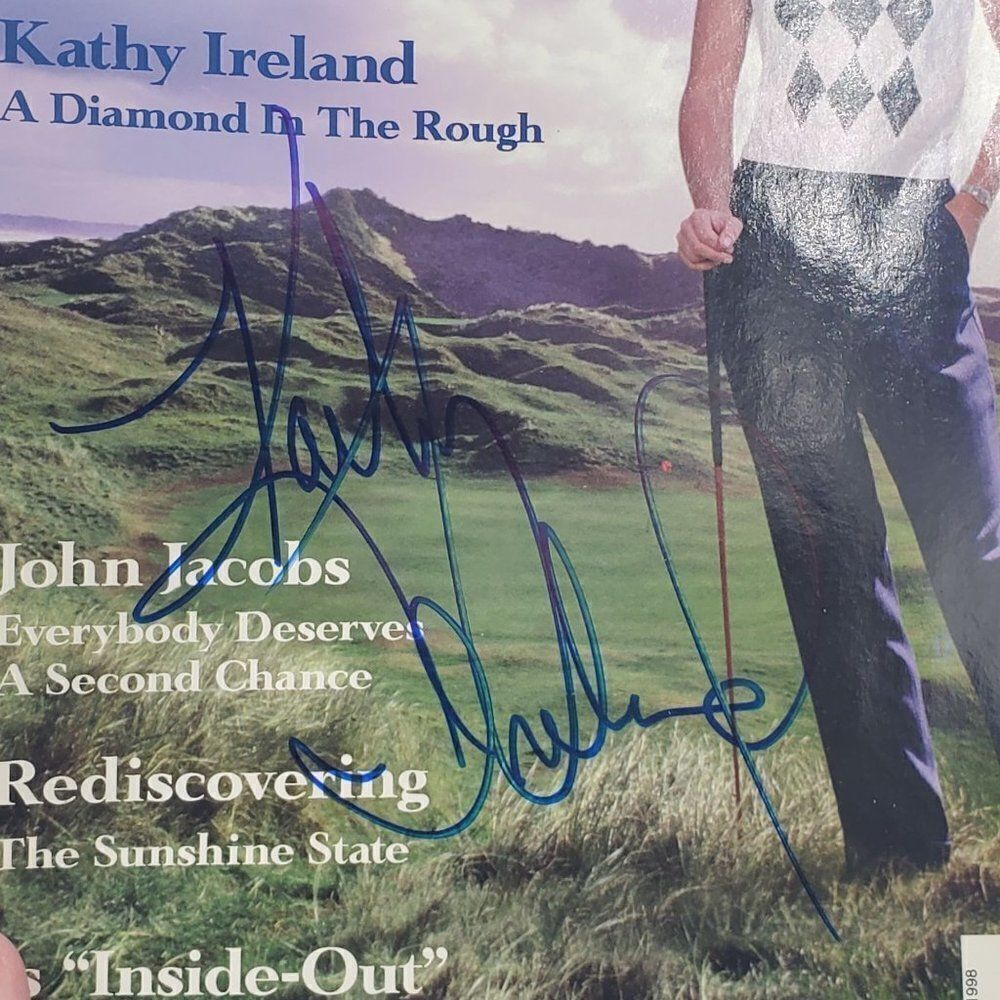 Kathy Ireland Signed Magazine JSA COA - Picture 2 of 8